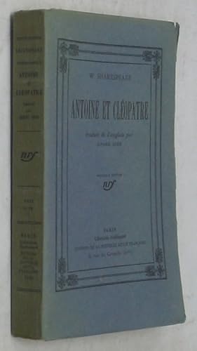 Antoine et Clï¿½opatre (Nouvelle Edition)
