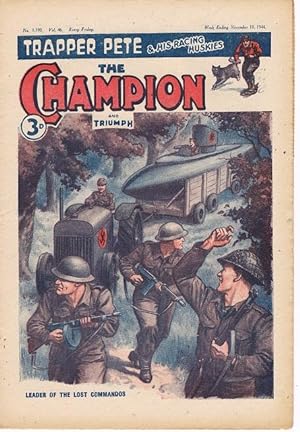 The Champion and Triumph, 5 Issues: Nos.1,190; 1,191; 1,192; 1,193 and 1,194, Vol. 46, Nov 18, No...