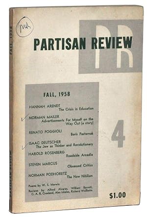 The Partisan Review, Volume XXV, Number 4 (Fall, 1958)