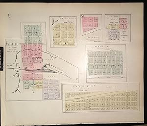 [Map] Ellis, Victoria, Walker, & Herzog (of Ellis County, Kansas), Oakley, & Ennis City (of Logan...