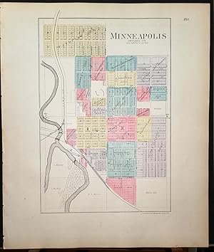 [Map] Minneapolis (of Ottawa County, Kansas) [backed with] Ottawa Co.