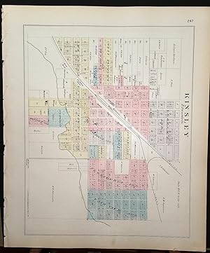 [Map] Kinsley (of Edwards County, Kansas) [backed with] Wendell (of Edwards Co.), Bavari, Trenton...