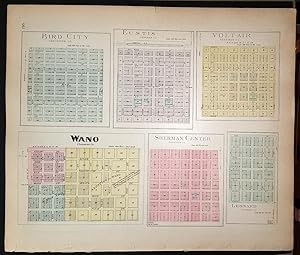 [Map] Bird City, Wano (of Cheyenne County, Kansas), Eustis, Voltair, Sherman Center, & Leonard (o...