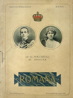 ROMANA. Fascicolo 2° dell'anno 1°. Esce il 20 di ogni mese. 20 novembre 1923.