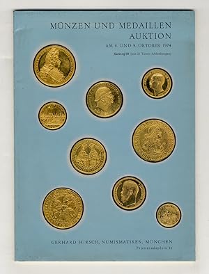 Auktion. (Goldmünzen und Goldmedaillen. Griechische Münzen. Münzen und Medaillen von Hohenzollern...