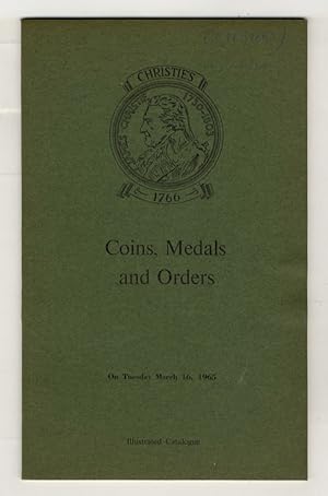 Coins and medals. (Auktion sale). Tuesday March 16, 1965