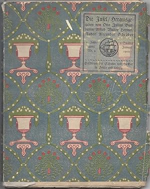 Die Insel. Monatsschrift mit Buchschmuck und Illustrationen, herausgegeben von O. J. Bierbaum, A....
