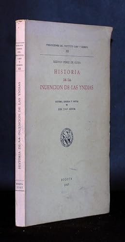 Historia de la inuencion de las Yndias. Estudio, edicion y notas de José Juan Arrom.