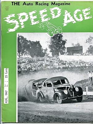 Speed Age Magazine #4 August 1947- Dirt Tracks- Motorcycle racing VF-