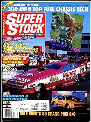 Super Stock & Drag Illustrated 4/1989-'Superbowl of Drag Racing-NHRA-AHRA-VG