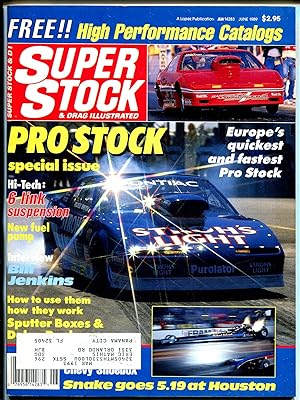 Super Stock & Drag Illustrated 6/1989-Etta Glidden-Rickie Smith-NHRA-AHRA-VG