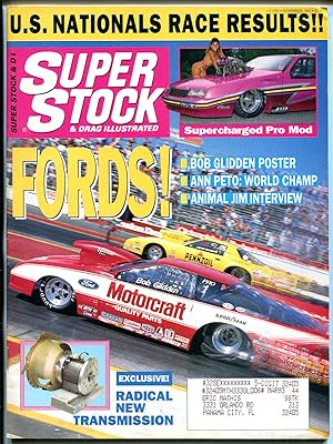 Super Stock & Drag Illustrated 10/1990- Glidden-Ford Issue-NHRA-IHRA-VG