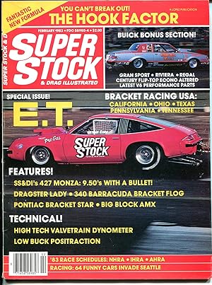 Super Stock & Drag Illustrated 2/1983-dragster lady-funny cars-NHRA-AHRA-VG