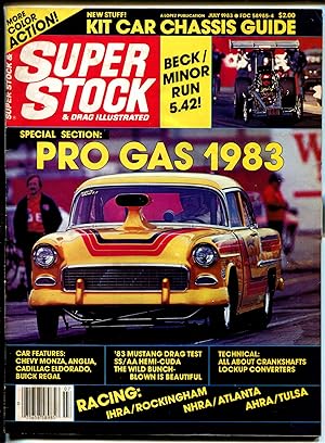 Super Stock & Drag Illustrated 7/1983-'55 Chevy-1948 Anglia-NHRA-AHRA-VG