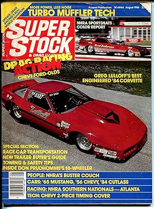 Super Stock & Drag Illustrated 8/1984-'84 Corvette-Buster Couch-NHRA-AHRA-VG