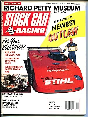 Stock Car Racing 6/1990-Richard Petty Museum-Dan Simkins-Jerico-Fred Hall-VG