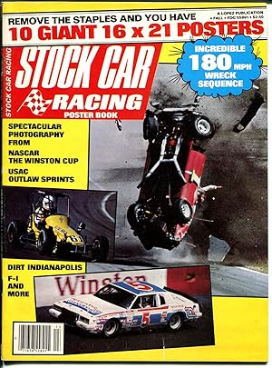 Stock Car Racing Poster Book Fall 1981-NASCAR-USAC-dirt track-F-1-FN