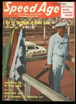 Speed Age 9/1955-Le Mans disaster-NASCAR-Dick Klamforth-Lee Petty-VG