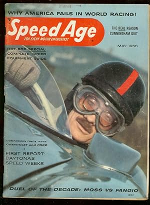Speed Age 5/1956-Daytona Speed Week-Stirling Moss-Fangio-Grand Prix-VG