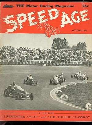 Speed Age 10/1948-The Motor Racing Magazine-Little 500-Troy Ruttman-Midgets-G/VG