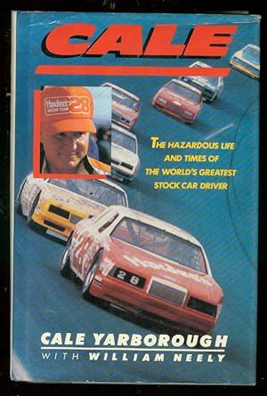 CALE-HARDCOVER IN D/J-CALE YARBOROUGH--NASCAR--1986 FN