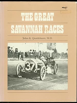 GREAT SAVANNAH RACES-HARDCOVER-JULIAN QUATTLEBAUM 1983 FN/VF