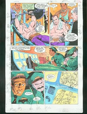 ORIGINAL D.C. COLOR GUIDE ROBIN ANNUAL #2 PG 42-SIGNED VG