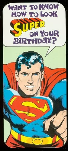 NEAL ADAMS SUPERMAN BIRTHDAY CARD #15 1978 NM