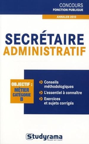 secrétaire administrative ; catégorie A