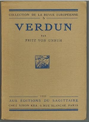 Verdun (Offergang). Avec une préface inédite . Traduction de Benoist-Méchin.