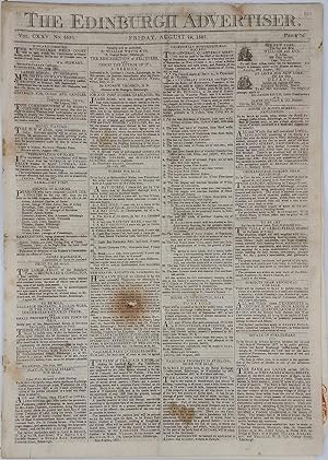 "New Settlement in Bass's Straits", in The Edinburgh Advertiser, August 24, 1827