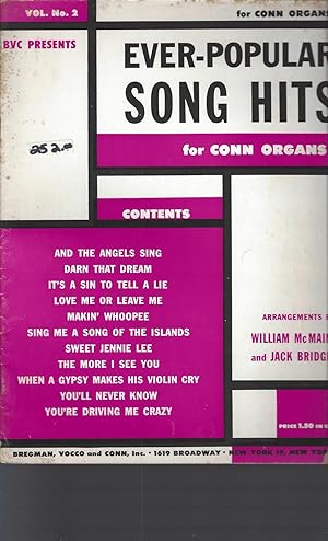 Ever-Popular Song Hits for Conn Organs vol 2
