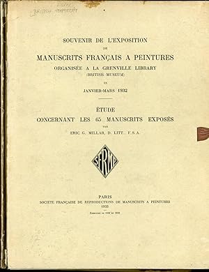 Souvenir de L'Exposition de Manuscrits Francais a Peintures, Organisee a la Grenville Library (Br...