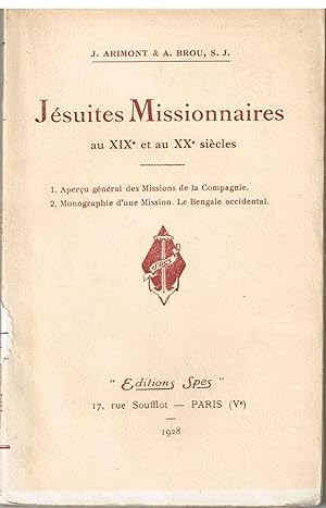 Jésuites Missionnaires au XIXe et au XXe siècles