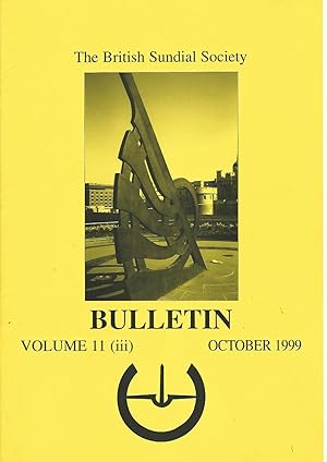 The British Sundial Society Bulletin Volume (iii)