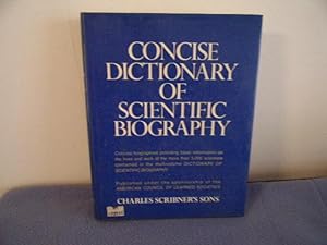 CONSISE DICTIONARY OF SCIENTIFIC BIOGRAPHY