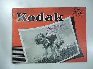 Kodak. Novita' 1940 - XVIII. (Catalogo pubblicitario)