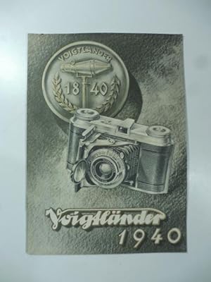 Voigtlander 1940. (Catalogo macchine fotografiche)
