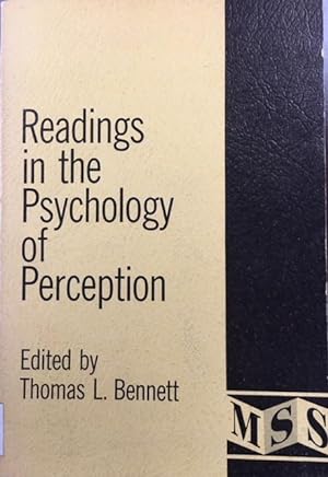 Readings in the Psychology of Perception