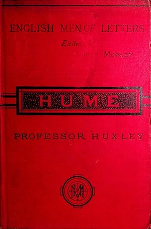 Hume. (=Part of the English Men of Letters series)