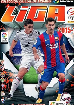 Album de cromos: Liga 2015-2016 (album unicamente, sin ningun cromo)