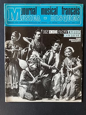 JOURNAL MUSICAL FRANCAIS-N°193/194-JUIN/JUILLET 1970