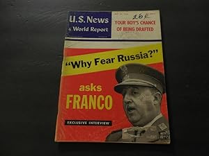 US News & World Report May 20 1955 Why Fear Russia Asks Franco; Draft