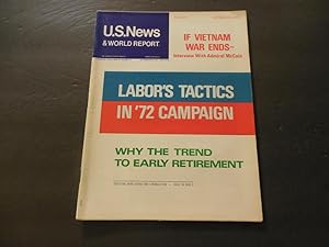 US News & World Report Oct 23 1972 If Vietnam War Ends; Retirement