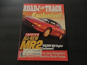 Road & Track Feb 1990 MR2; Lexus; Porsche 911; Mazda Protege