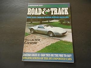 Road & Track Jan 1971 Corvette; Pinto; Corolla; Vega; Datsun 510