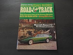 Road & Track Mar 1975 Maserati; Lotus Elite; Porsche Carrera