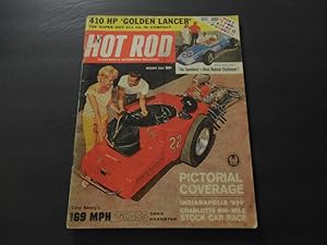 Hot Rod Aug 1962 410 HP Golden Lancer; 169 MPH Glass Drag Roadster