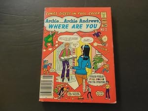 Archie.Archie Andrews, Where Are You #2 May 1977 Bronze Age Archie