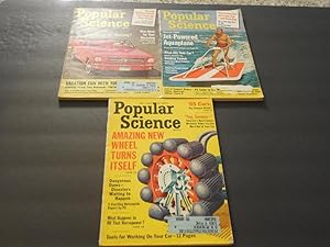 3 Issues Popular Science May-Jul 1964, Mustang, '65 Cars, Aquaplane